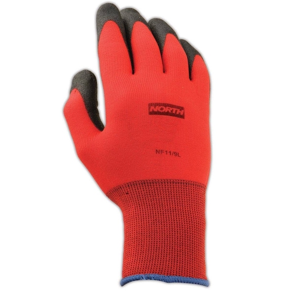 Gloves Red Nylon/Foam Pvc 9L